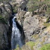 Barranco Caldares - Rapel del pino por fuera del activo